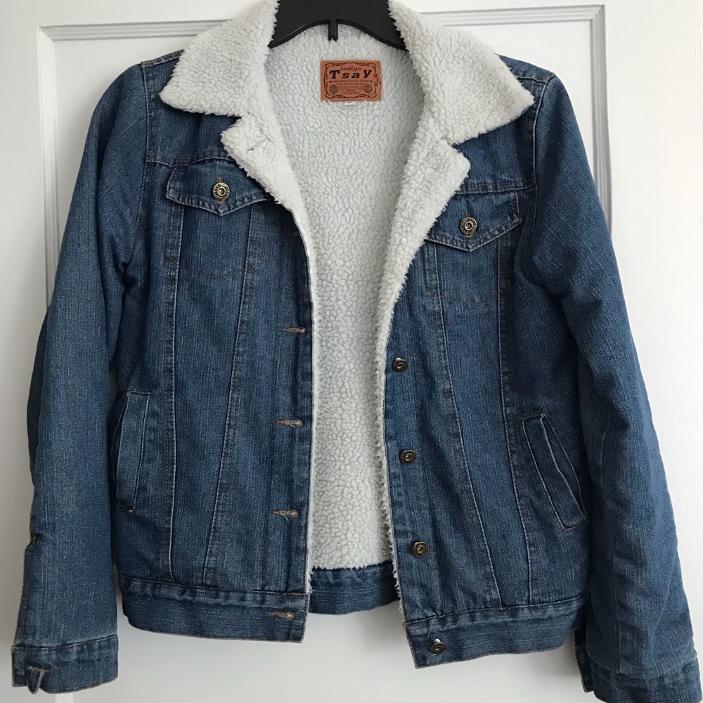 Medium Indigo TSAY jean trucker jacket